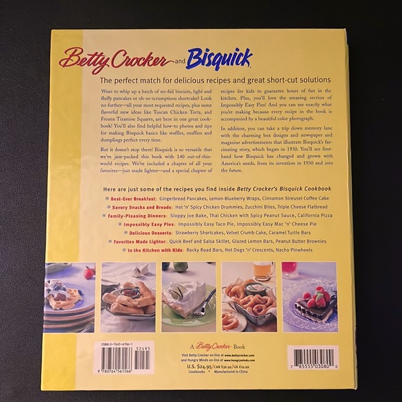 “Betty Crocker’s Bisquick” Cookbook - Picture 2 of 4